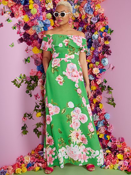 89.95 FLORAL WRAP DRESS