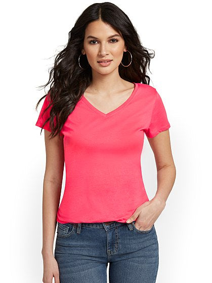 16.95 PERFECT V NECK TEE