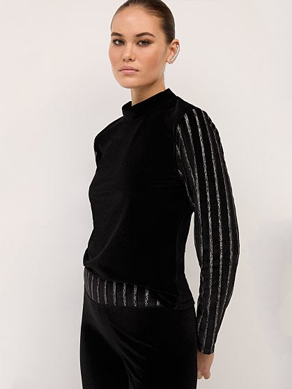 49.95 VELVET STRIPE SLV