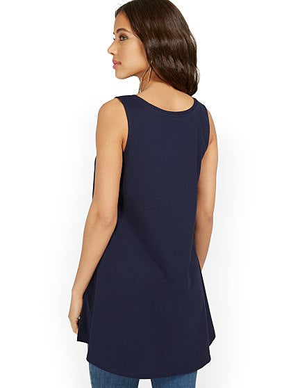 19.95 VNECK TANK TUNIC