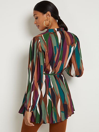 69.95 DRAMA PLEAT TIE BLO