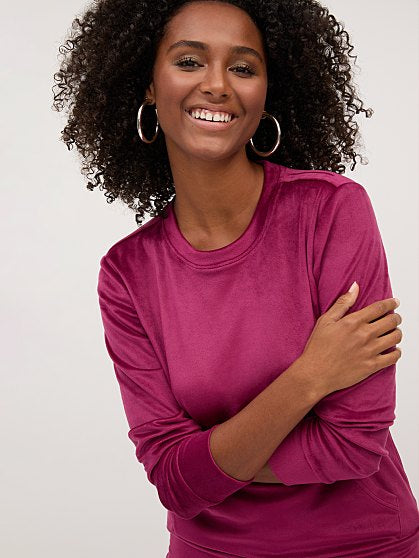 44.95 KI VELOUR PULLOVER