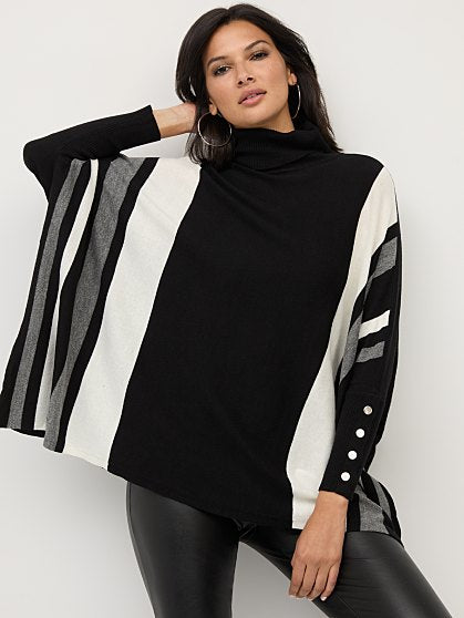 59.95 TTLENECK PONCHO