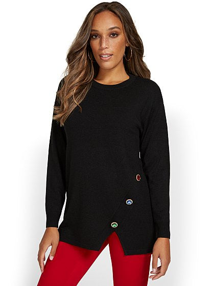 59.95 JEWEL ASYM TUNIC