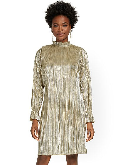 89.95 GOLD PLEATED DRS