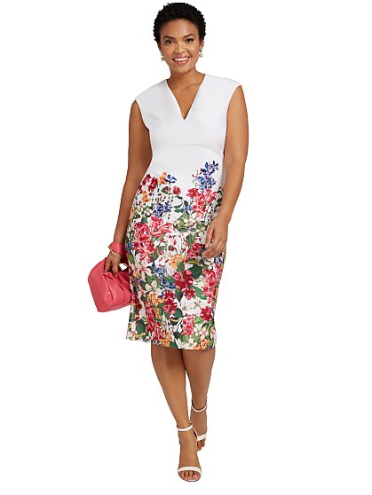 69.95 V NCK FLORAL SHEATH