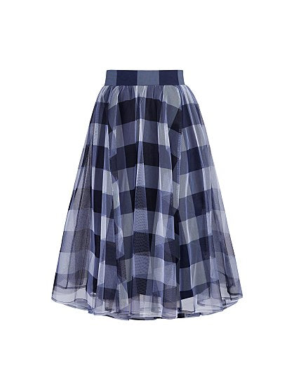 99.95 T TULLE SKRT GINGHM