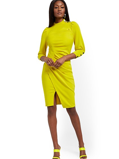 79.95 BUTTN RUCHED SHEATH