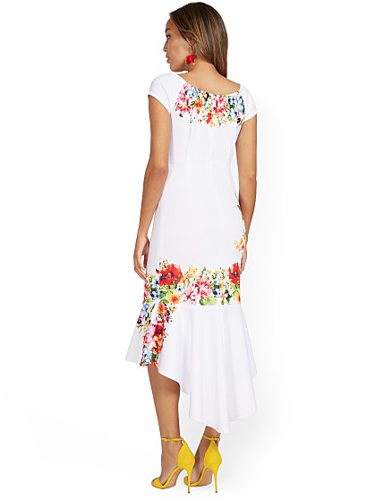 69.95 HI LOW FLORAL DRES