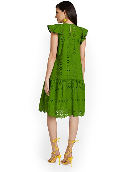 89.95 RUFFLE SLV SHIFT