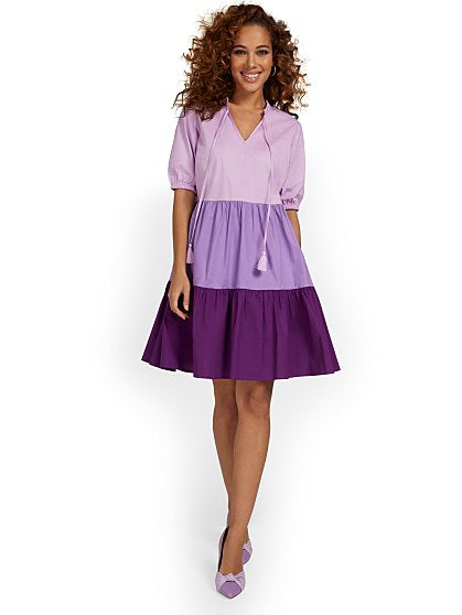 79.95 COLORBLCK DRESS