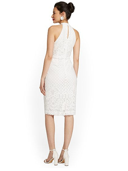 79.95 HALTER LACE SHEATH