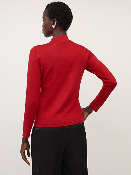 64.95 TARTAN BOW SWEATER