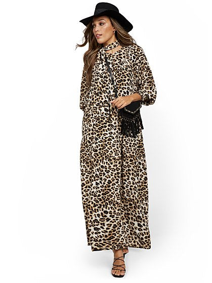 89.95 LEOPARD MUSE DRESS