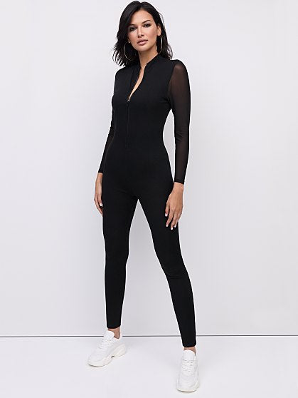 79.95 MESH SLEEVE CATSUIT