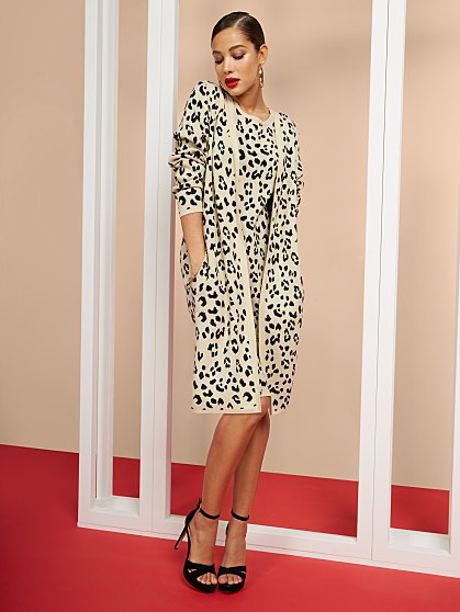 79.95 LEOPARD SHEATH DRES