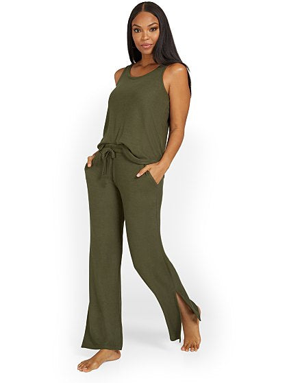 46.95 SNIT WIDE LEG PANT