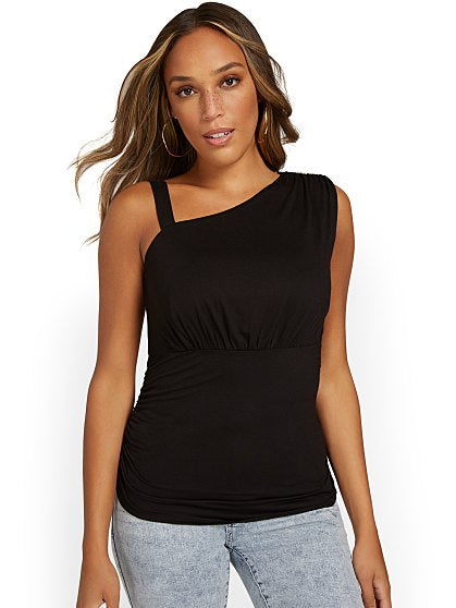 39.95 ONE SHLDR TOP