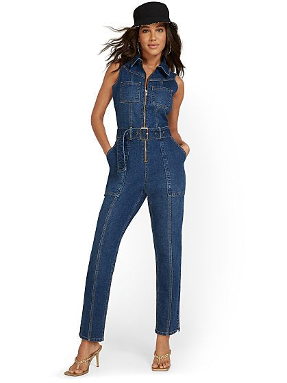 99.95 S/L DENIM JMPSUIT