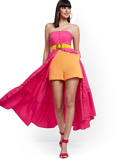 89.95 STRAPLESS BF ROMPER