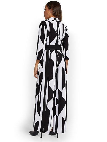 109.95 PRINT BW JUMPSUIT
