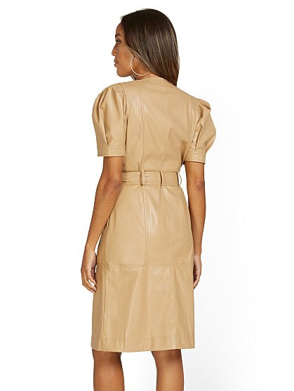 89.95 PU SHIRTDRESS