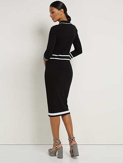 89.95 COLLARED SWT DRESS