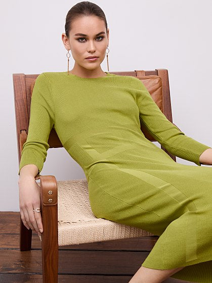 89.95 CORSET SWEATER DRES