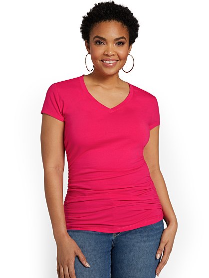 36.95 CORE VNECK CITY TEE