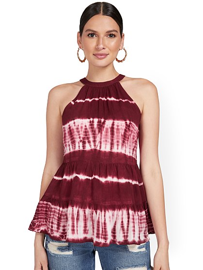 44.95 BABYDOLL HALTER TOP
