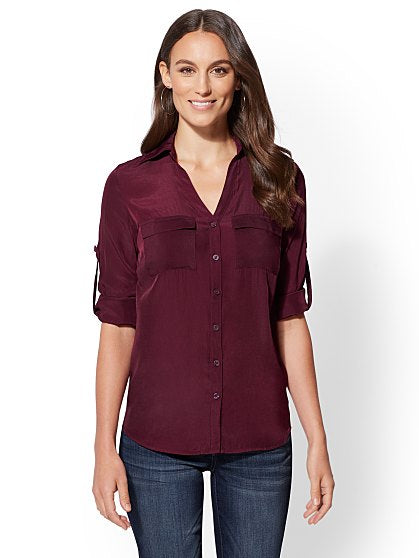 39.95 KATE SHIRT SOLID