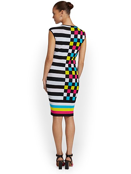 89.95 MULTI STRIPE SWT DR