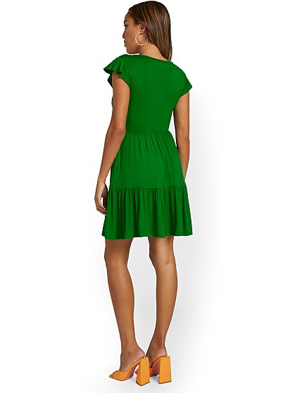 49.95 RUFFLE TIERED DRESS