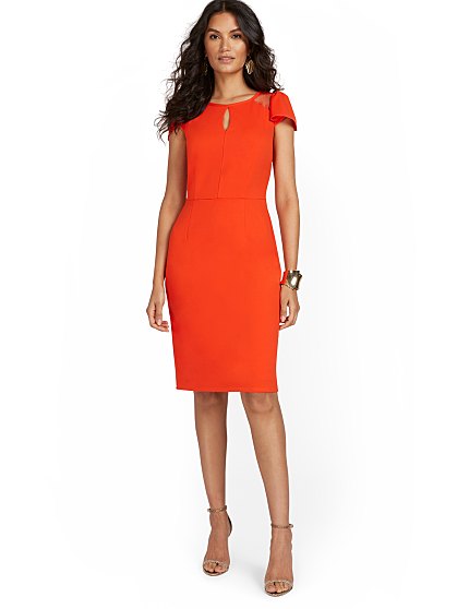 69.95 RUFFLE SLV SHEATH