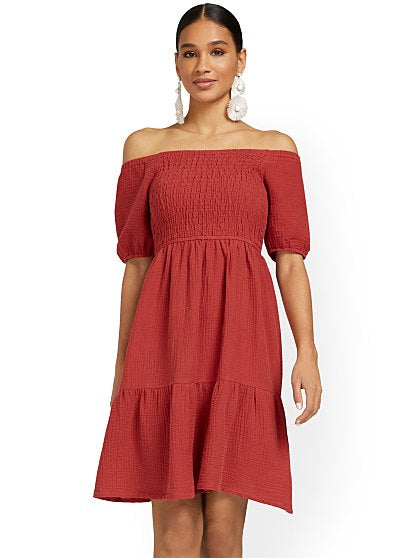 59.95 SMOCKED GAUZE OTS