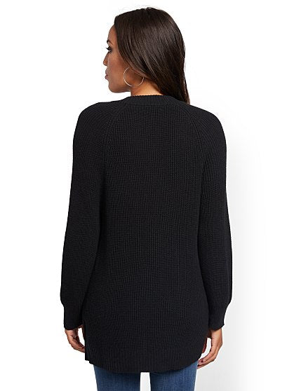 39.95 V-NK SHAKER TUNIC