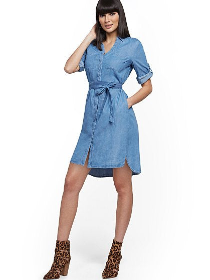 69.95 TENCEL SHIRT DRESS