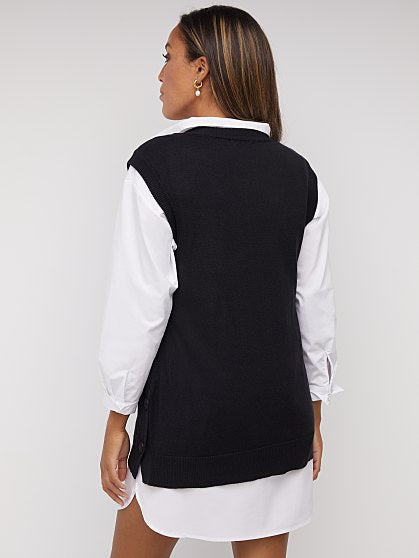 49.95 SOLID SWEATER VEST