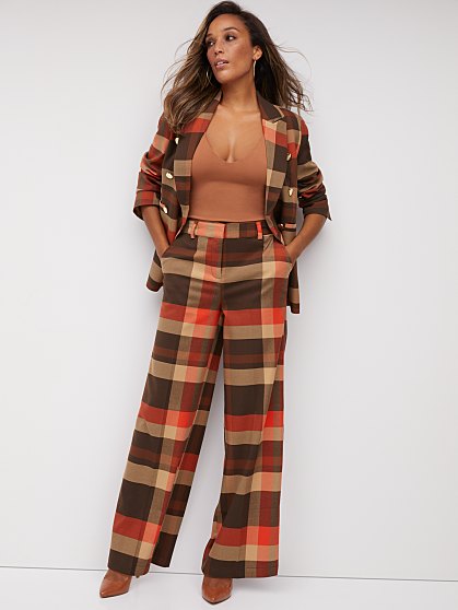 99.95 T WIDE LEG BROWN PL