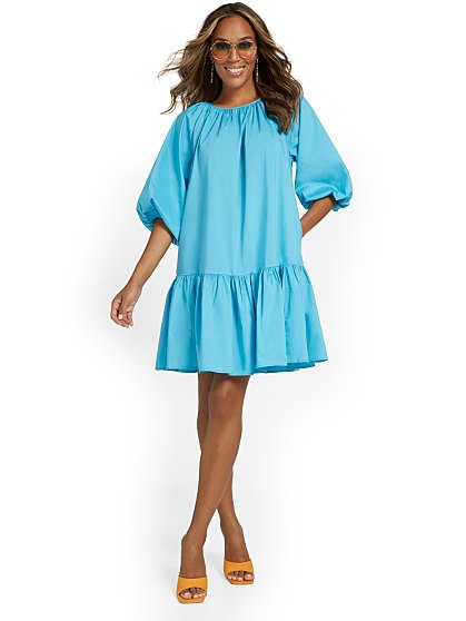 69.95 DROP WAIST POPLIN