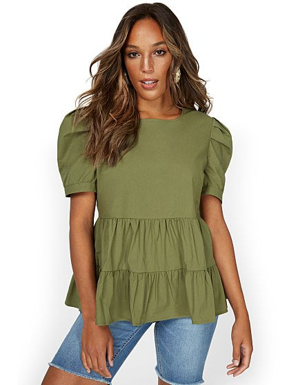 59.95 ELBOW POPLIN SHIRT