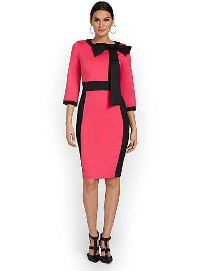 79.95 SHEATH DRESS W BOW