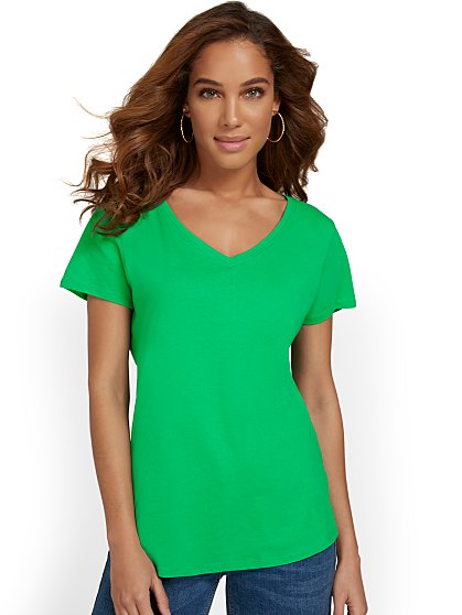 16.95 PERFECT V NECK TEE
