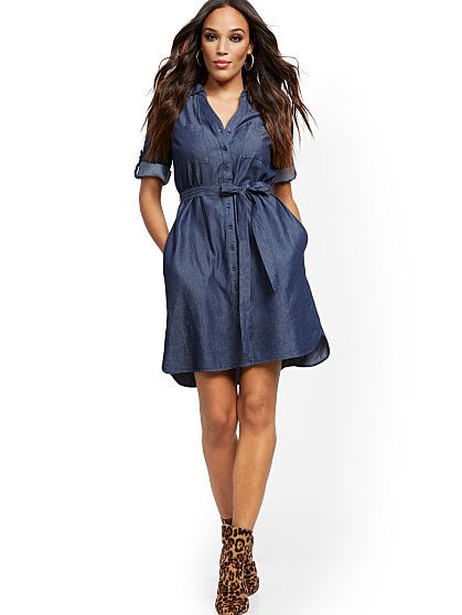 69.95 TENCEL SHIRT DRESS
