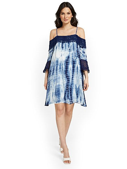 69.95 TIE DYE COLD SHLDR
