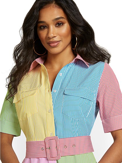 89.95 POPLIN CB SHIRTDRES