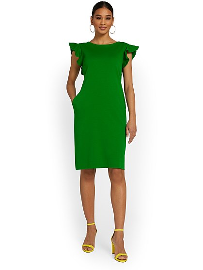 39.95 RUFFLE SLV SHIFT