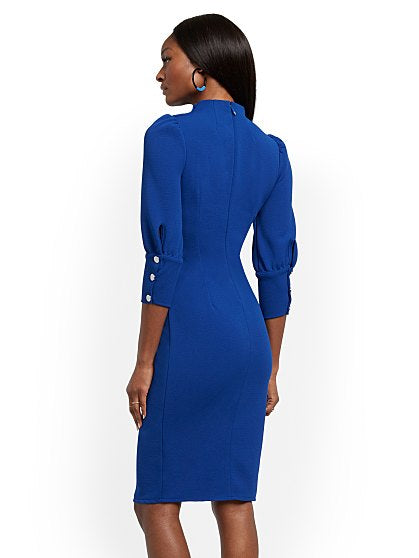 79.95 BUTTN RUCHED SHEATH