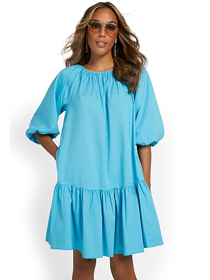 69.95 DROP WAIST POPLIN