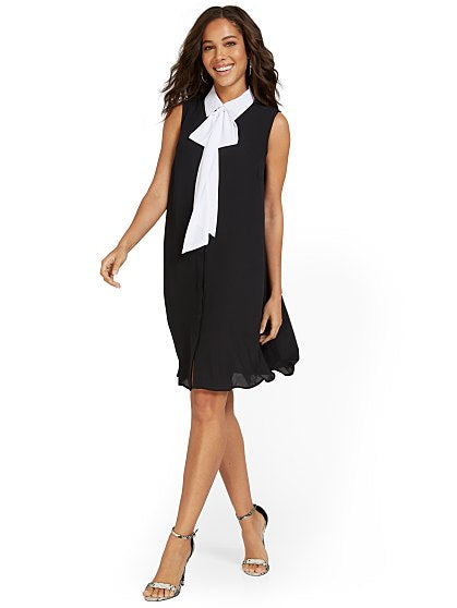 69.95 S/L BOW DRESS